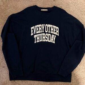 Every Other Thursday Navy Blue Sweater